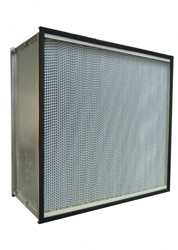 Aluminum partition type high efficiency air filter