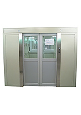 Air shower room automatic door type